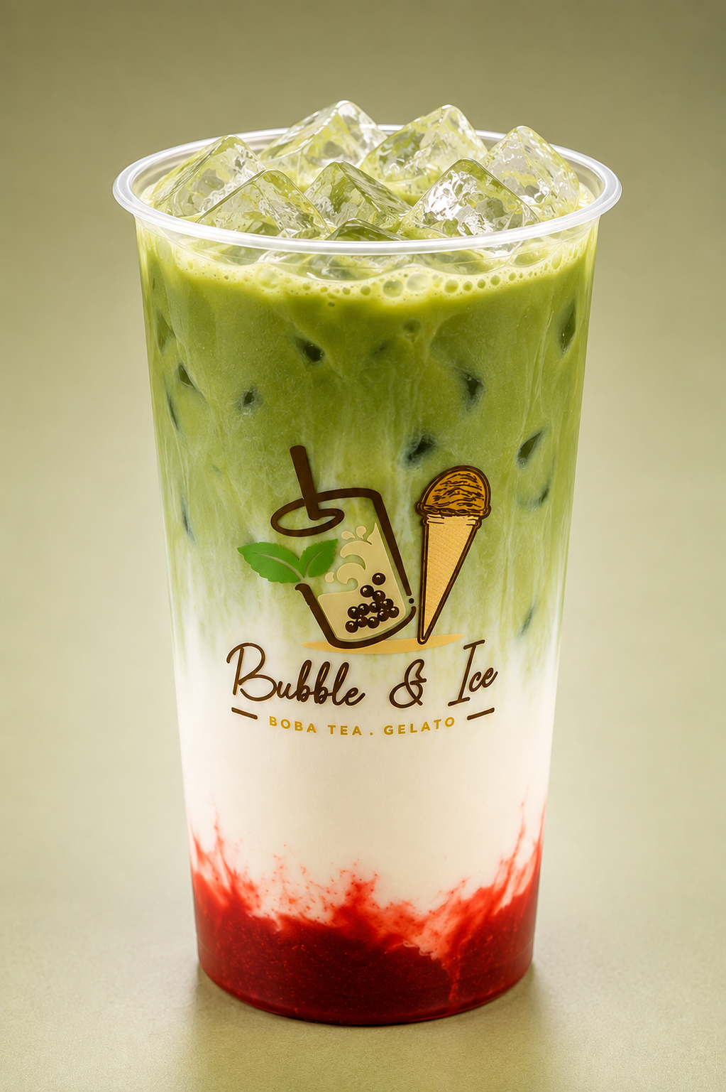 Strawberry Matcha Latte
